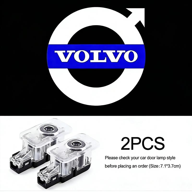 For Volvo S932PCS LED Car Door Logo Projector Welcome Ghost Shadow Light Accessories For Volvo S60 S80 S90 V60 V40 XC60 XC90 XC40 V90 S80