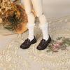 1 Pair Fashion Mini Lace Up Boots Replacement Ob22/Ob24 Doll' Leather Shoes For 1/6 Licca Dress Up Accessories