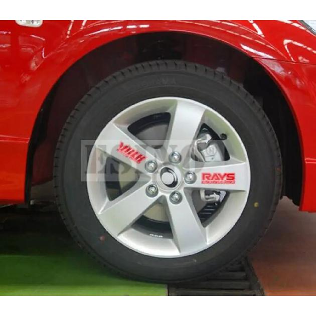 Volk Rays Autostyling Klasický Dekorativní Vinylový Ráfek Kreativní Sada Samolepek pro RAYS Volk Racing TE37 TE37 SL TE37C