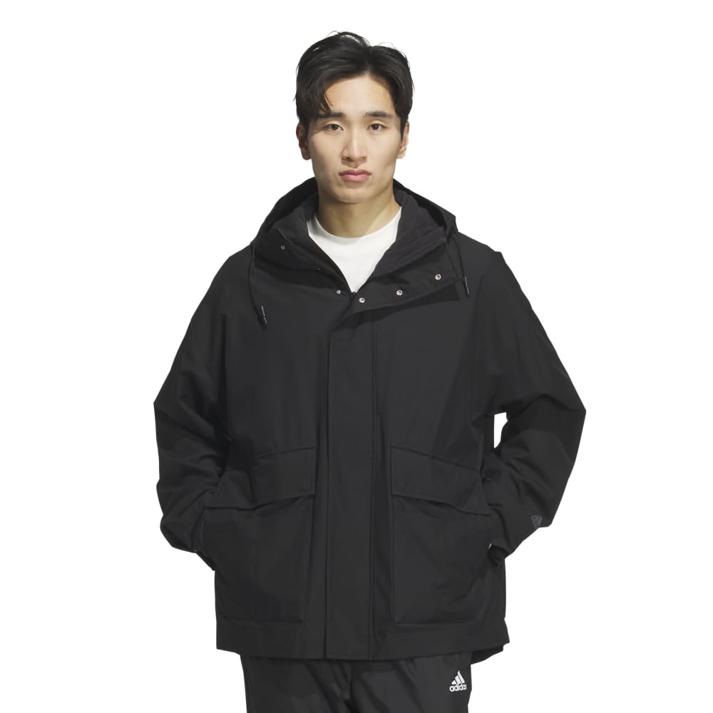 Adidas Mountain Parka KWX70 Black Size S Men's Must-Have (JG8509)