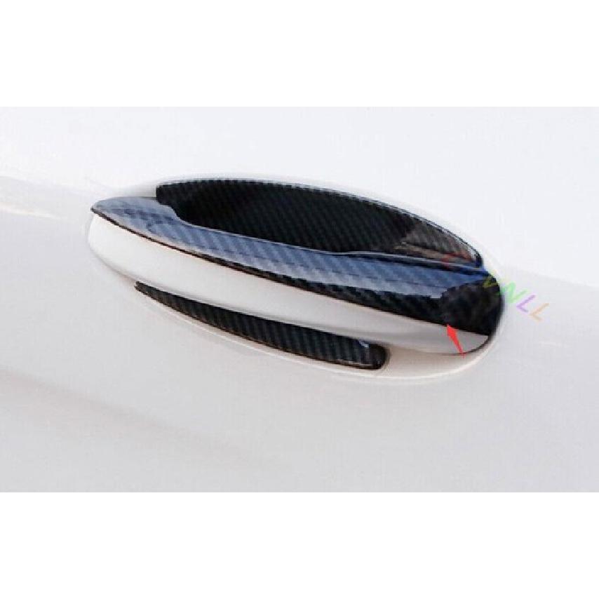 Outside Door Handle Cover Trim For Mercedes-Benz GLC 2016-2021 ABS Carbon Fiber
