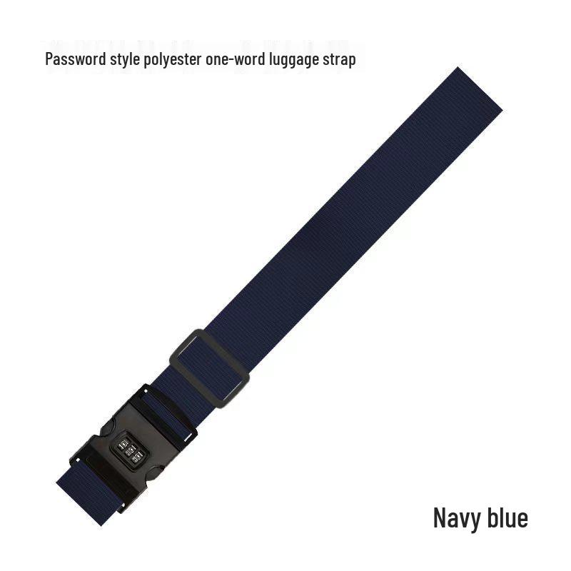 Secure Polypropylene TSA Lock Luggage Strap with Buckle for Cross-Border Travel