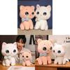 8inch Simulation Cat Plush Toy Stuffed Doll Cute Animal Girls Holiday Gifts
