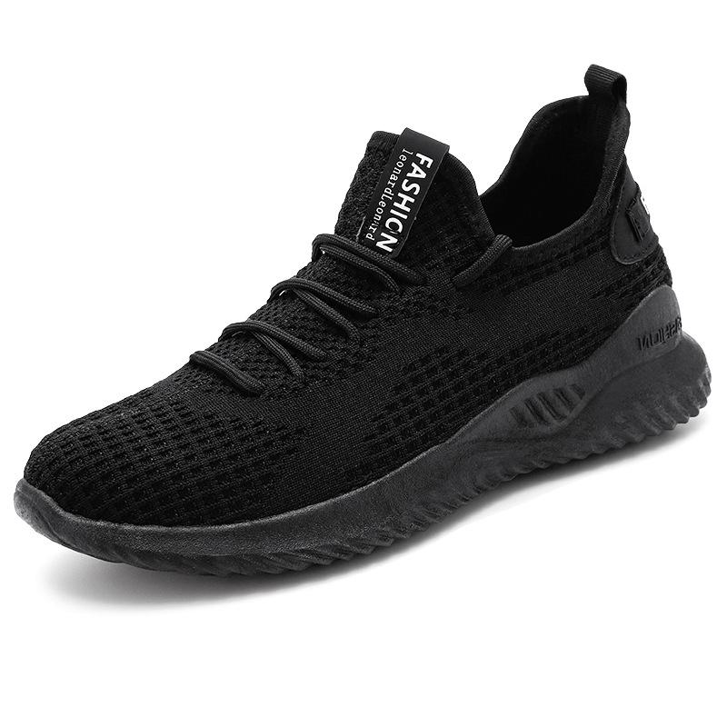 New Fly-woven Men's Sports Shoes New Fashion Breathable Casual Shoes Men's Shoes