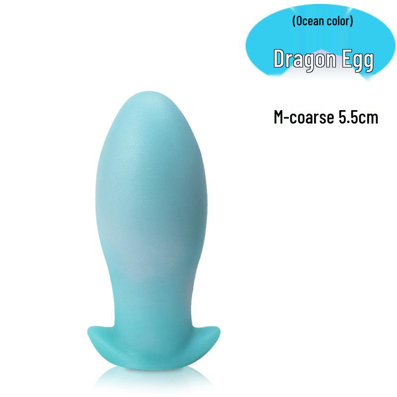 Liquid Silicone Dragon Egg Vaginal & Anal Plug - Portable and Popular