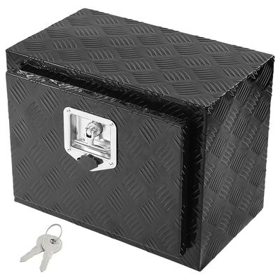 Underbody Aluminum Truck Tool Box 45.7x30.5x35.6 Cm Trailer RV Tool Storage