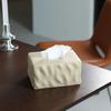 Modern Simplicity Ceramic Tissue Box Living Room Coffee Table Removable Tissue Box Desktop Napkin Paper Box Home Decoration
