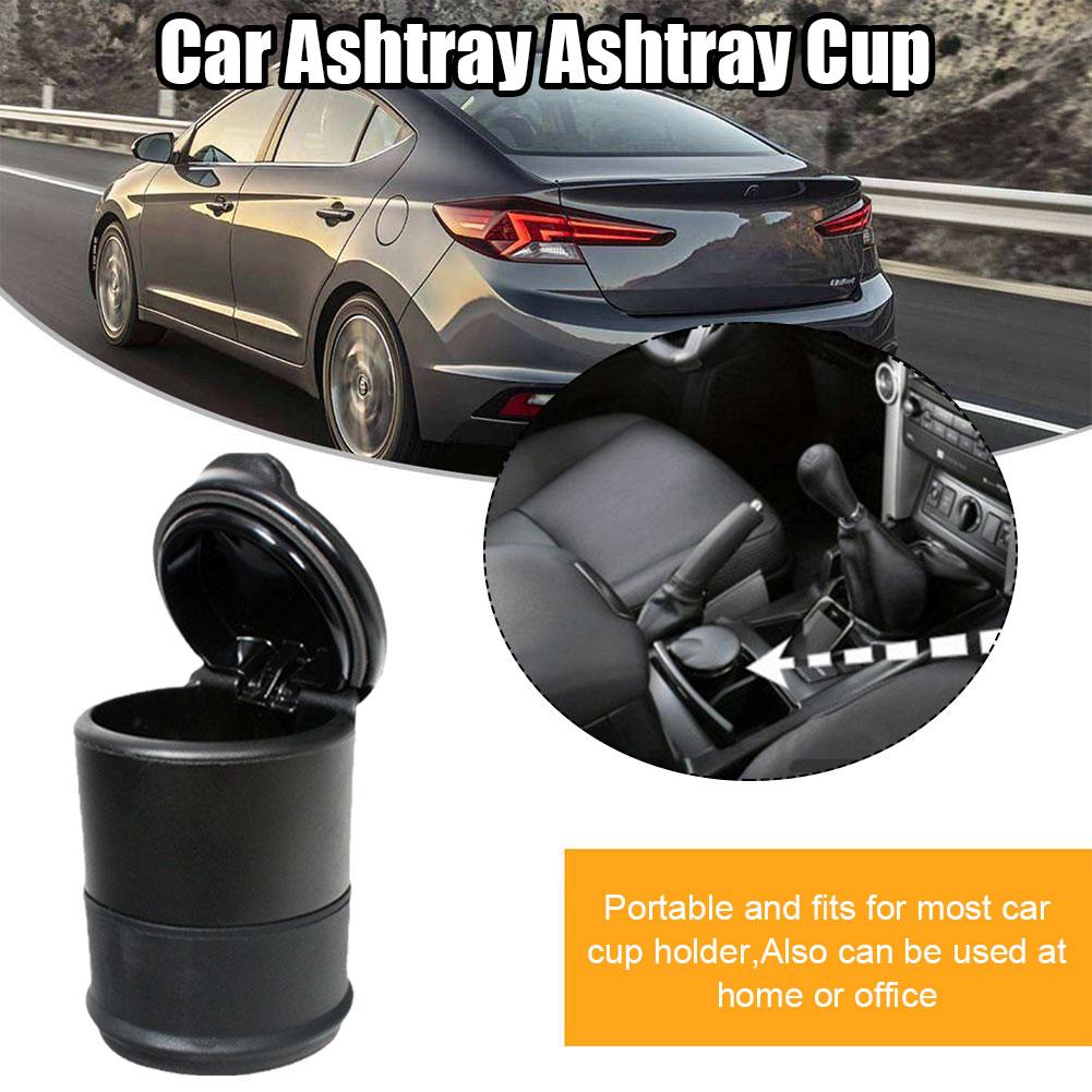 1 PC Car Ashtray Garbage Coin Storage Cup Container Cigar Ash Tray Car Styling Universal Size ashtray New