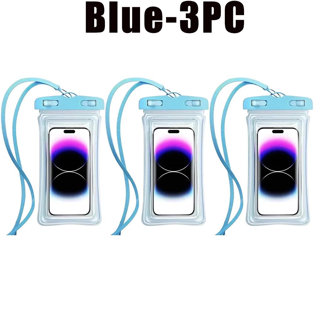 1-30PCS High Quality Universal Waterproof Smartphone Bag Phone Case Floating Waterproof Phone Pouch Bag for Diving Swimming