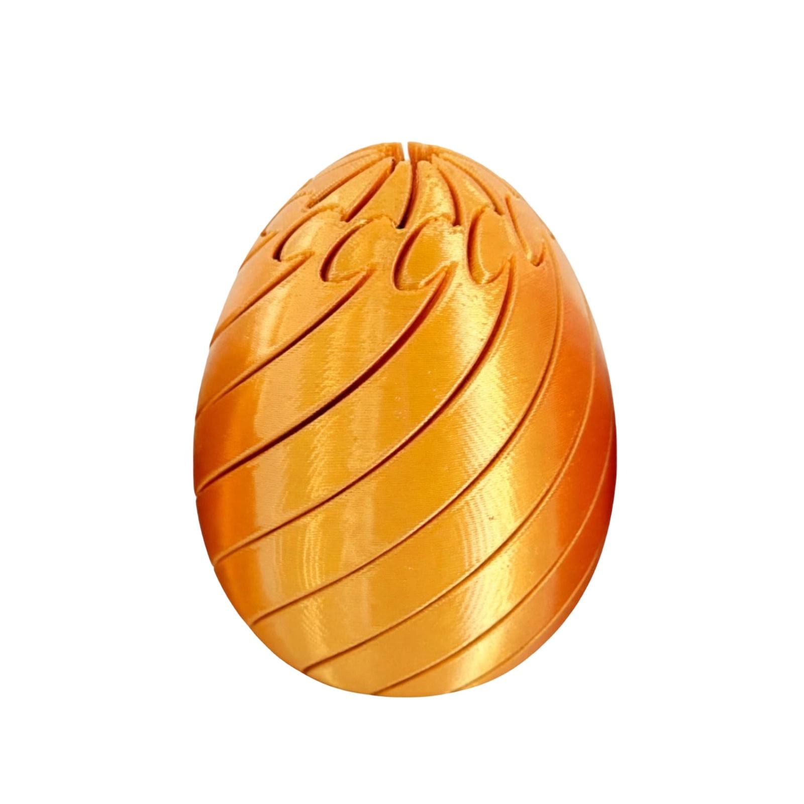 

3D Printed Spiral Fingertip Toy Easter Egg One Size золотой