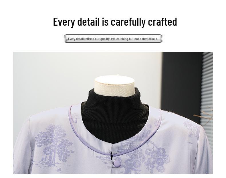 Elegant Spring Tang Suit Jacket for Middle-Aged & Elderly Women - New 2026 Design