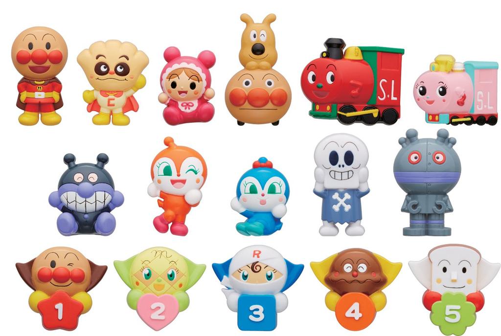 Anpanman Fun and Exciting! Various Pittan Educational Set (Ages 3 and Up)