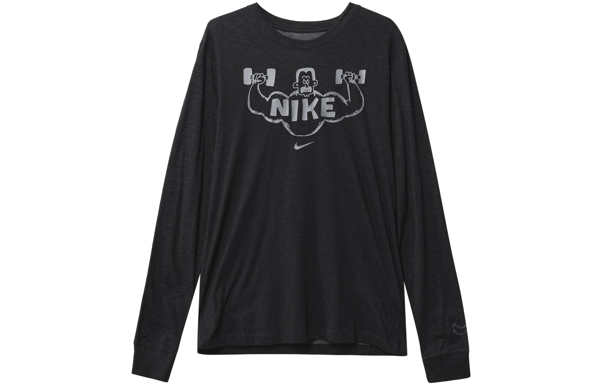 

Nike T Shirts Men s Black Crew Neck Moderate Straight Fit FJ2405-010 XL