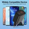 55W USB Type C Charger Quick Charge 3.0 Phone Charge Adapters for IPhone 16 15 Pro Max Xiaomi Samsung Type C Fast Wall Charger