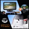 AHD backup camera monitor vision wide DIY normal mirror image no drilling two types of power supply easy to install even for parking assistance