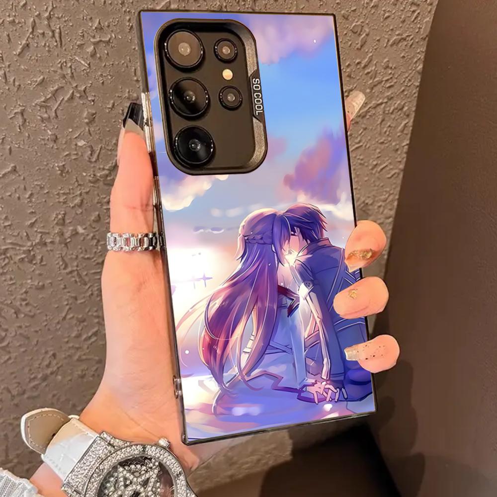Asuna K-Kirito Anime Phone Case For SAMSUNG Galaxy S26 S25 S24 S23 S22 S21 S20 FE Plus Ultra Cover