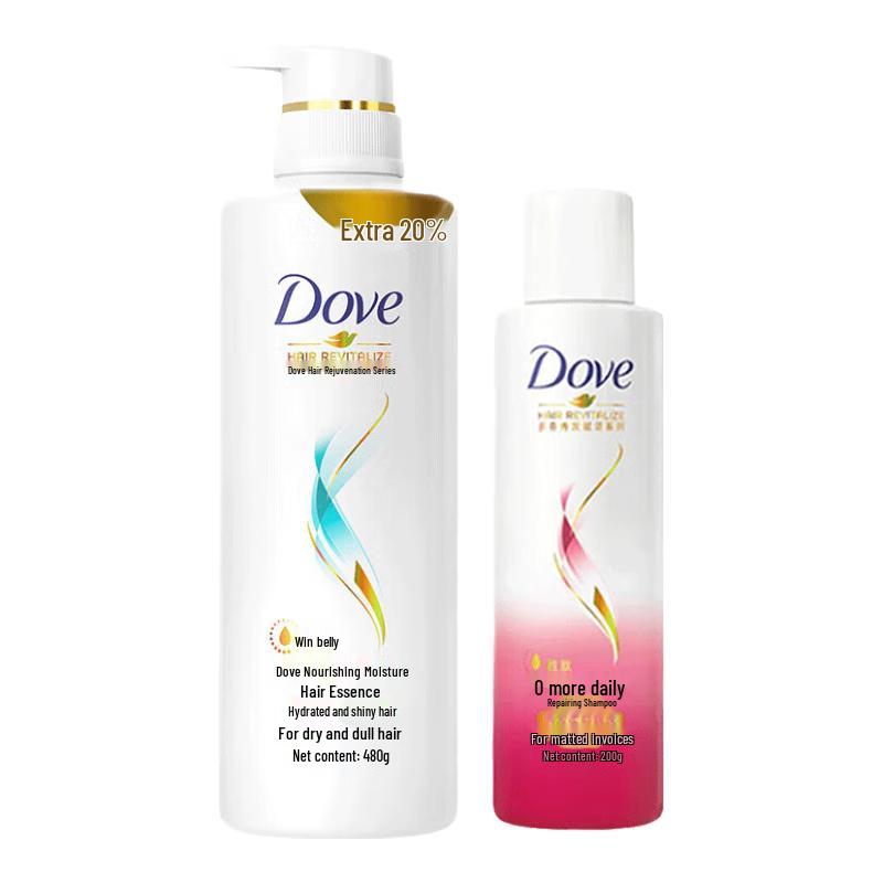 

Dove Daily Nourishment Repair Shampoo (200g) + Hydration Conditioner (480g) Set