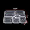 777 Disposable Compartmented Takeout Meal Containers