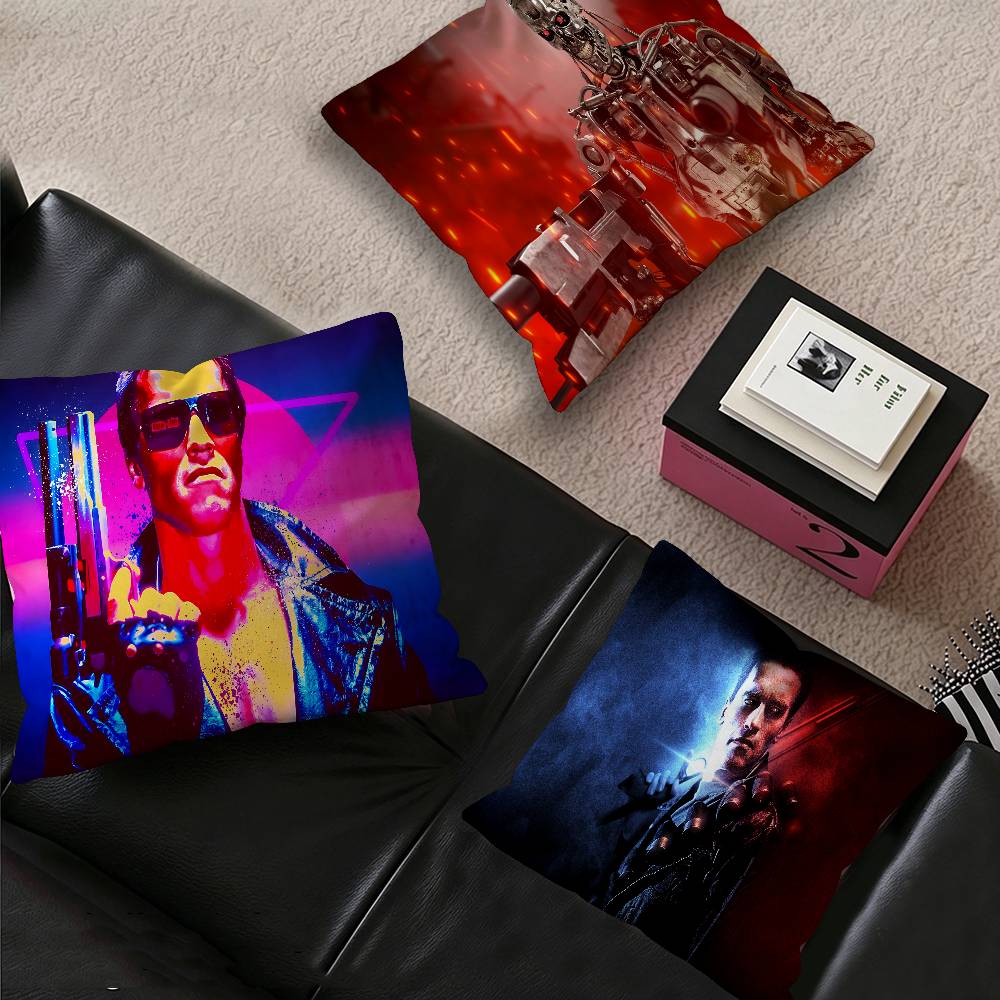 Terminator Movie Pillow Cover for Bedroom Room and Living Room Sofa Decorative Cushion Cover