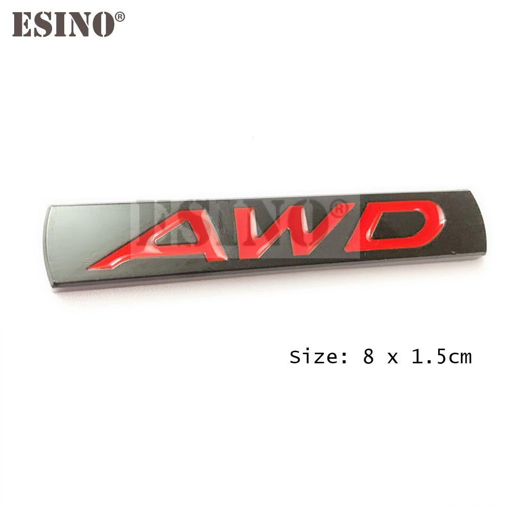 New Car Styling 3D AWD 2.0 2.5 Skyactive Metal Chrome Zinc Alloy Emblem Car Body Badge Sticker for Mazda 3 CX-3 CX-5 RX-8 RX-5