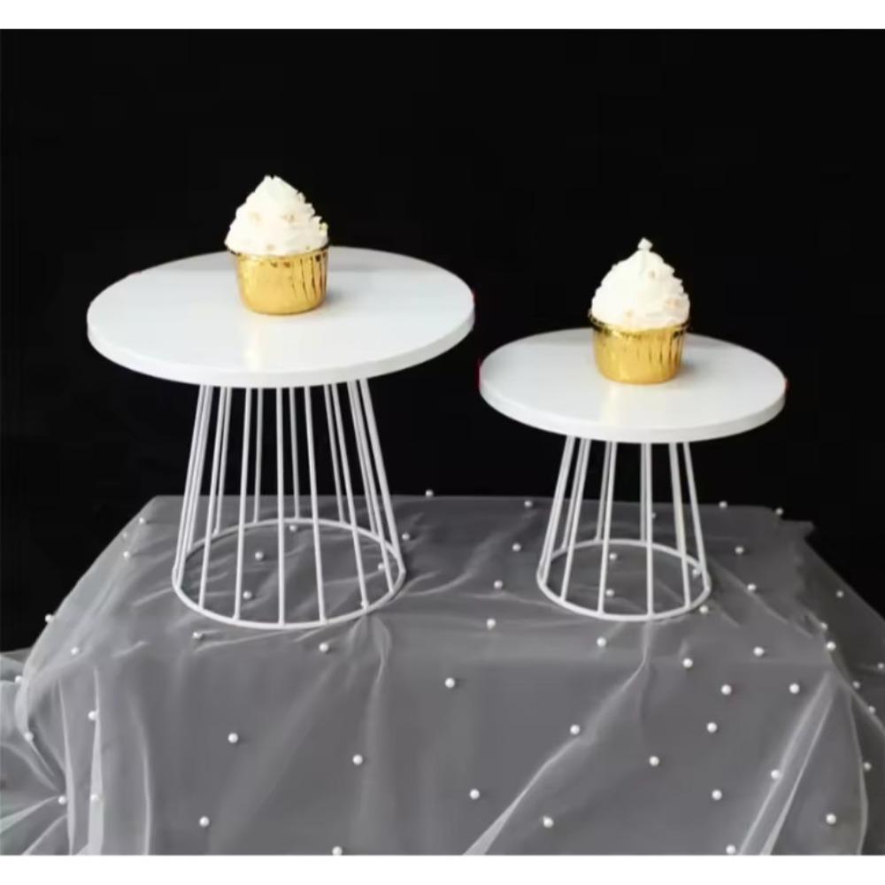 Pie Plates Round Pedestal Dessert Holder Dessert Rack Cupcake Display Stand  Birthday Party