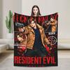 Resident Evil Leon Kennedy Plush Blanket Girls Boys Flannel Throw Blanket For Living Room Soft Quality Bedspread Gift Idea