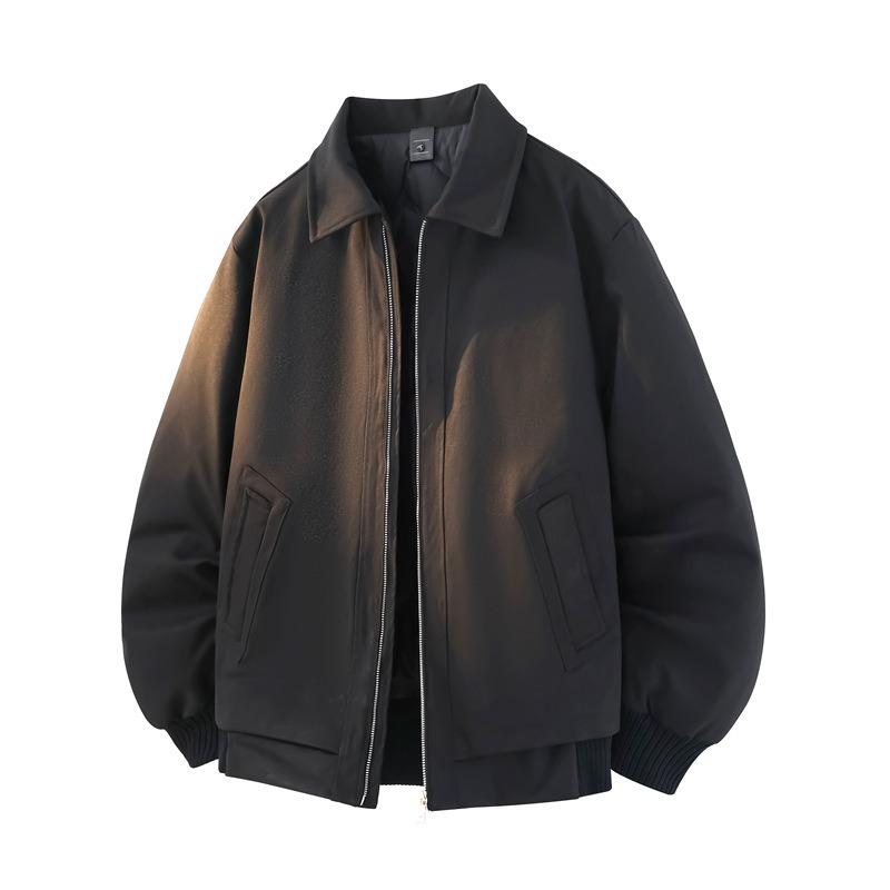 % White Duck Down Jacket Men's Winter New Business Winter Loose Lapel Casual Jacket