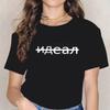 Women Clothing Tshirts Women Russian Inscriptions Plus Size Tshirt Short Sleeve Girls Tops Sleeves Vintage Dropshipping