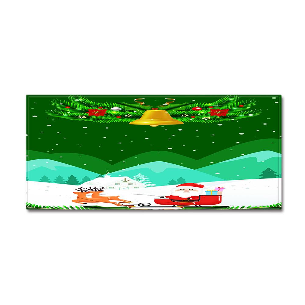 Christmas Kitchen Sand Carpet Doormat Long Floor Mat