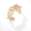 European and American irregular lava metal wind necklace femininity versatile exaggerated design earrings bracelet set