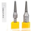 Metal Woodworking Milling Cutter High-Precision V-Shaped Tool TCT Grooving Cutter Silver Arc-shaped Slotter