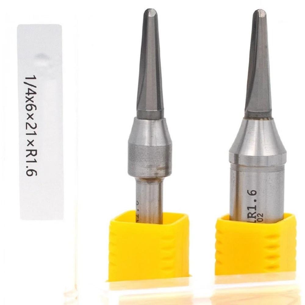 Metal Woodworking Milling Cutter Silver High-Precision TCT Grooving Cutter Arc-shaped Slotter V-Shaped Tool