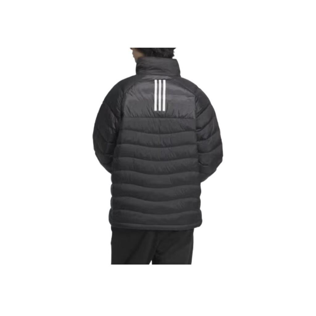 Adidas Outdoor Warm Insulated Stand Collar Down Jacket Unisex Jacket Black JL9662