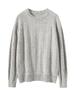 Women's Loose Fit Cashmere Knit Sweater - A/W 2026 Color Dot Pullover