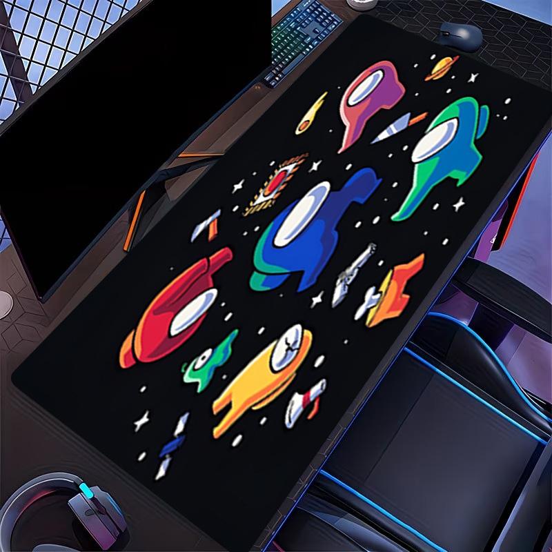 Among Us Print Mouse Pad, for Keyboard Pad Laptop PC Mat for Office Home Use, Desk Decor, Perfect Birthday Gift for Gamers