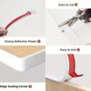 1pc 5m U-Shape Edge Banding Furniture Edge Strip Self Adhesive Edging Trim Edge Protector for Countertop Table Cabinets Shelve