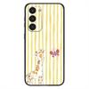 Striped Background Giraffe Phone Case For Samsung Galaxy A20,21s,22,31,32,52,53,72,73,80,91 Soft Liquid Silicone Black Cover