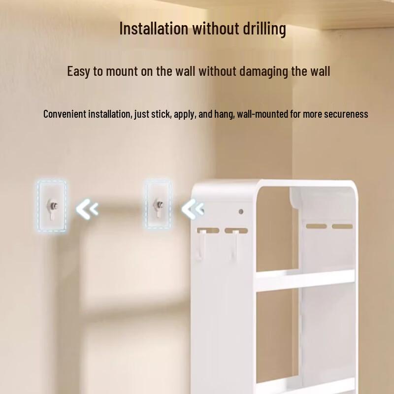 Adjustable Wall-Mounted Kitchen Storage Rack