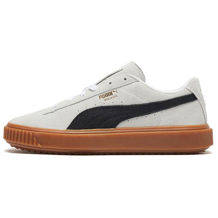 Puma Court Breaker Suede Low-Top Sneakers Unisex Sneakers White 366079-06