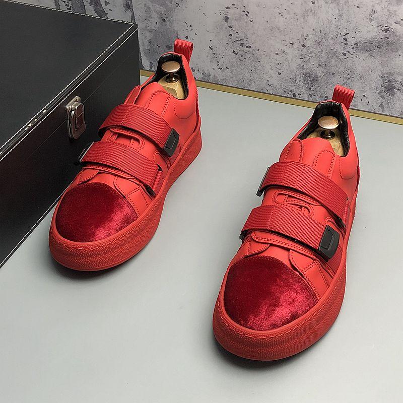 

New Fashion Men s luxury velvet Lace Up board Shoes Male Causal Flats Moccasins Sports Walking Sneakers Hombre 38