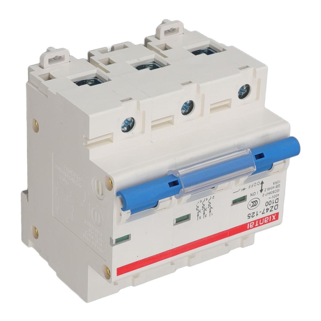 Mini Circuit Breaker 3P 100A 400V High Safety Overload Protection Miniature Circuit Breaker for