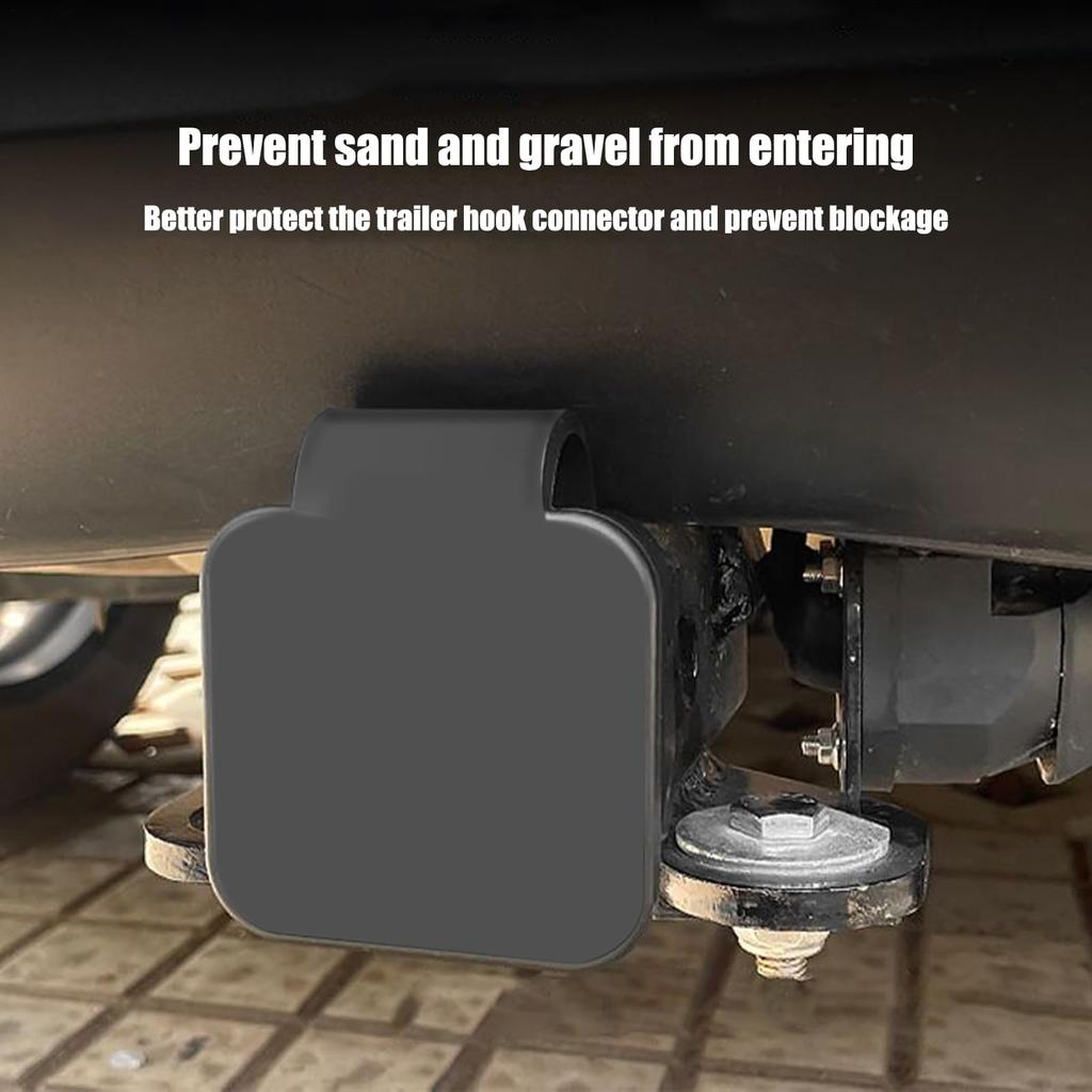 RV Trailer Plug, Trailer Plug Cover, Trailer Coupling Protection Cap, Auto Accessories for Auto Bumper Wheel Harness Protection Vehicle