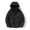 Unisex Lightweight Waterproof Hooded Jacket for Spring/Autumn - Thin, Casual, and Ideal for Cycling