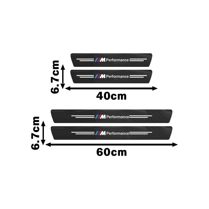 Auto Türschwellen Schutzaufkleber Kratzfest Wasserdicht Aufkleber für BMW M E92 E87 F10 F20 F30 X3 X5 i3 ix3 E46 E90 E39 E60