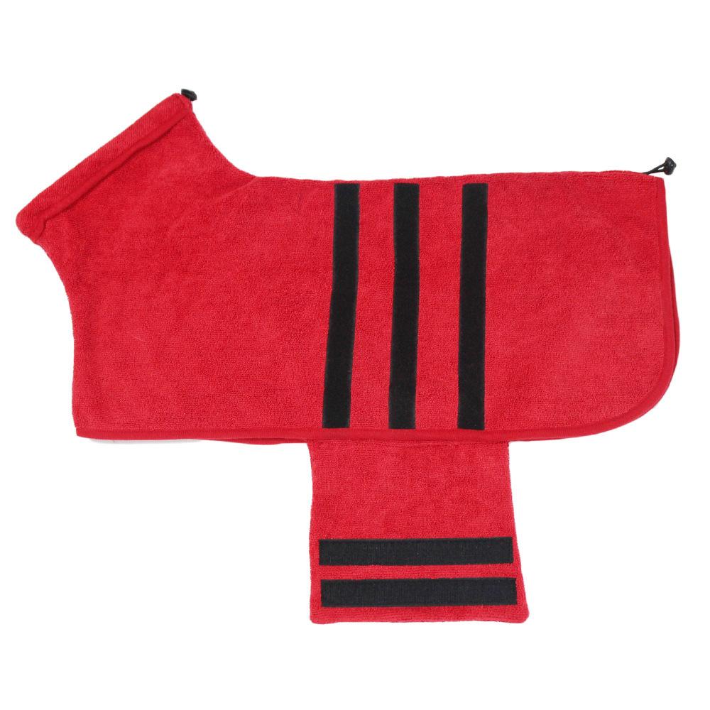 Water-absorbing quick-drying pet bathrobe microfiber dog towel customization