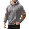 Men's Solid Color Sweatshirt Hoodie Men's Sports Large Size Casual Sweatshirt