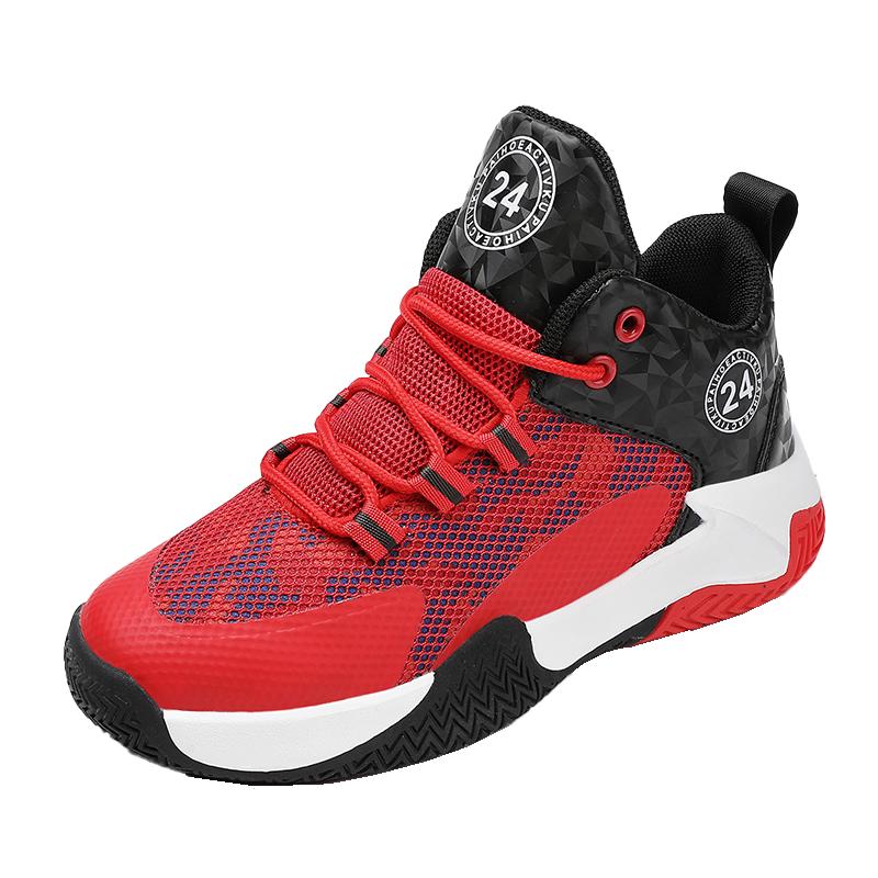 

Детские спортивные баскетбольные кроссовки с толстой подошвой, нескользящие, для мальчиков, высококачественные баскетбольные тренировочные кроссовки для девочек, мужские 38