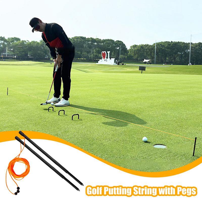 Golf Alignment Stick Portable Putting Practice Club Accessories For Green Backyard Drill Indoor Home Golf Course Practice