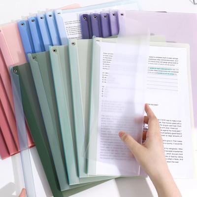 5 Stück Klarsichthüllen mit langer Klammer Dokumenten Testpapier Organizer Großes Fassungsvermögen Ablageordner für Schüler Lehrer