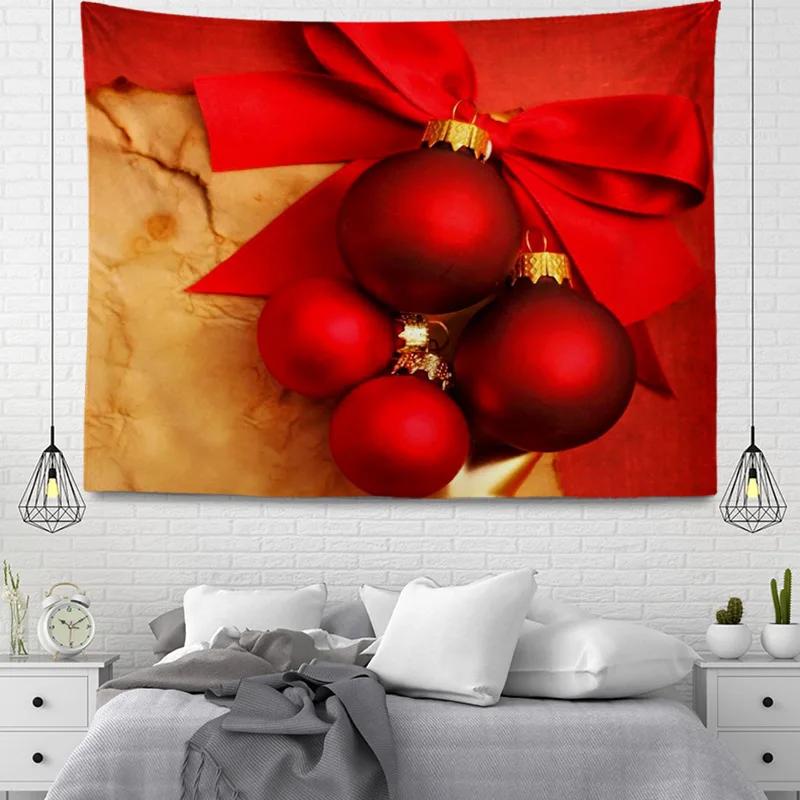 Hängende Wandteppiche aus Stoff im weihnachtlichen Stil